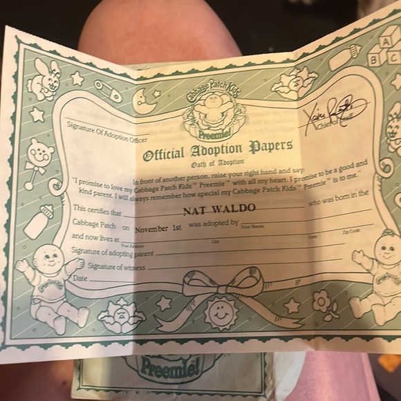 Vintage 1985 cabbage patch preemie. - Picture 7 of 9